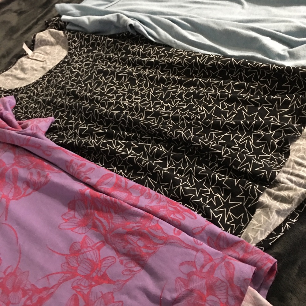 Trio of Lula XL Classic Tees